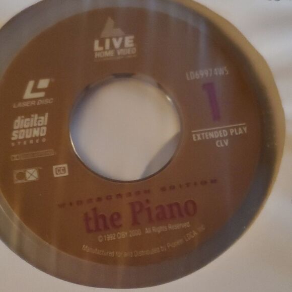 The Piano 1994 Laser Disc Movie 2 discs - Picture 3 of 4